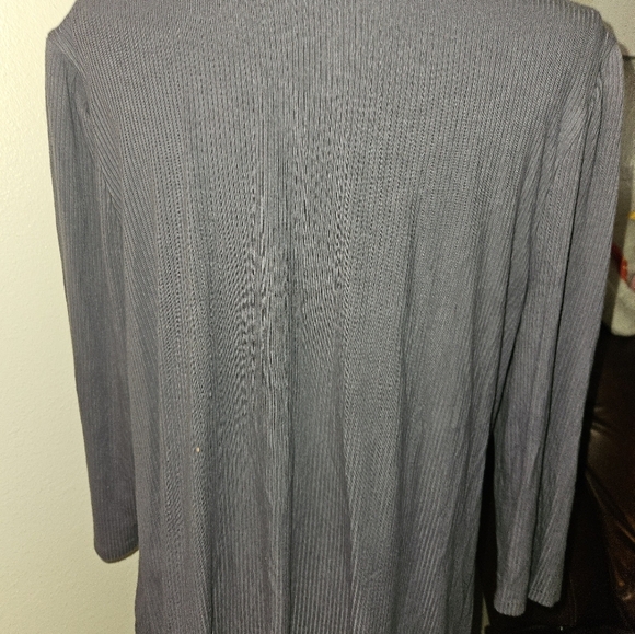 Time And Tru Womans 3/4 Sleeve Gray Shirt Size Xxxl (22) - Picture 6 of 12